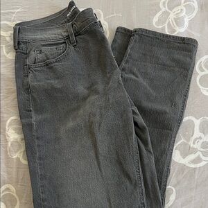 Old Navy Dark Gray Denim Jeans size 6 mid rise
